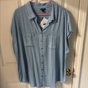 Torrid Denim Relaxed Fit Casual Shirt